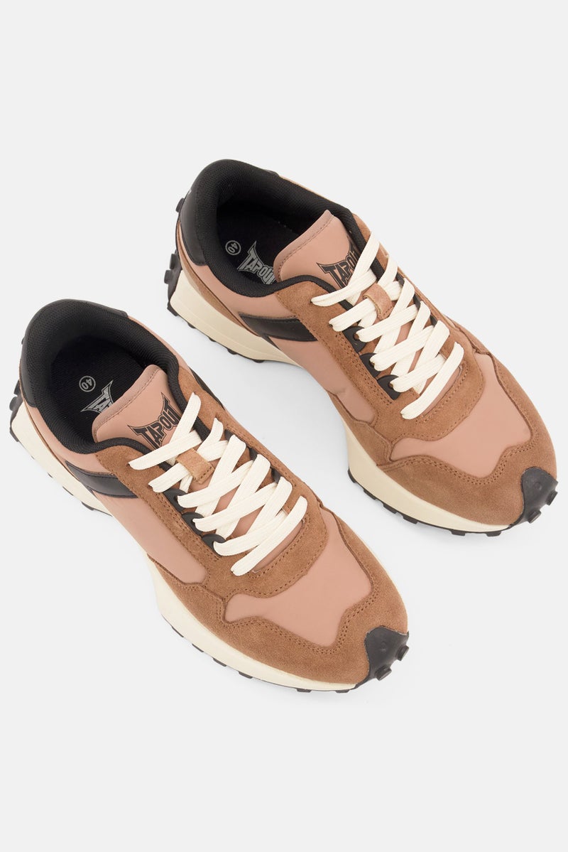 TapouT Men Lace Up Training Sports Shoes, Brown - Image 4